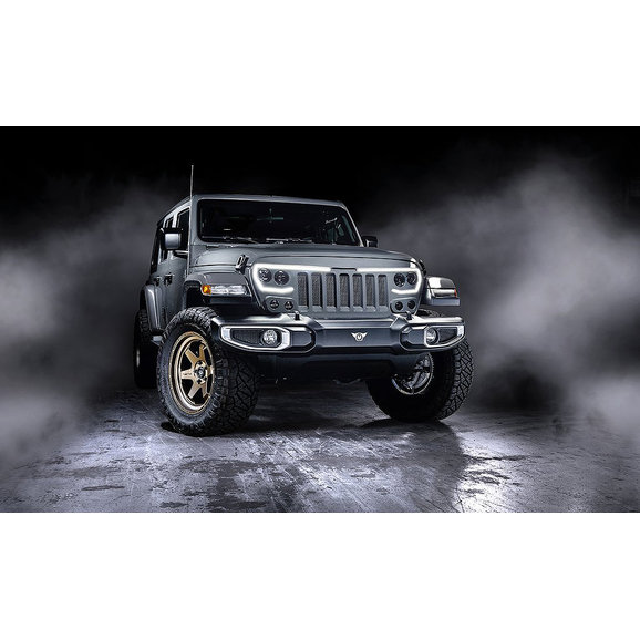 Oracle Lighting VECTOR PRO-Series Full LED Grille Oracle Lighting 5837-PRO VECTOR PRO-Series Full LED Grille for 18-23 Jeep Wrangler JL & Gladiator JT