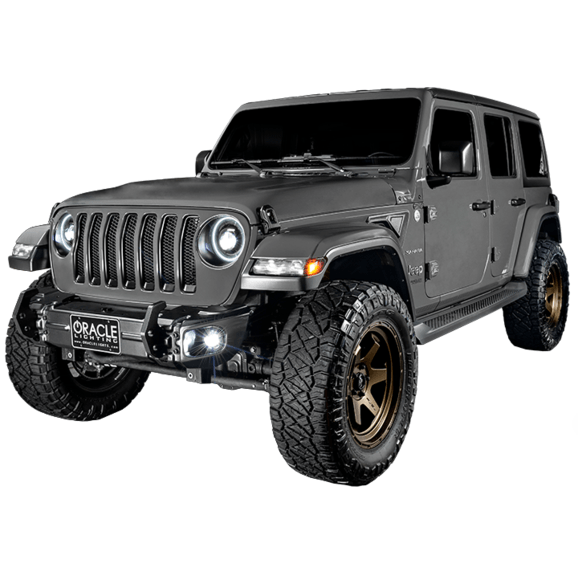 Oracle Lighting 5853-504 Smoked LED Front Side Markers for 18-21 Jeep  Wrangler JL & 2021 Gladiator JT | Quadratec