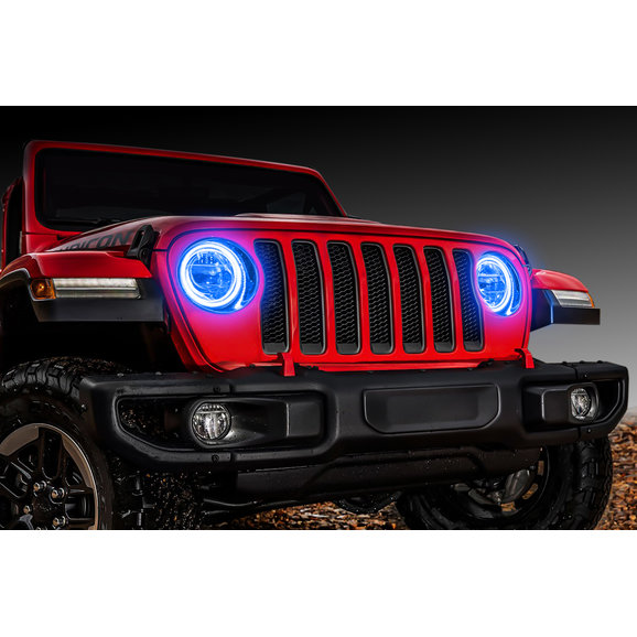 Oracle Lighting  Waterproof Surface Mount LED Headlight Halo Kit for 18-24 Jeep Wrangler JL & Gladiator JT