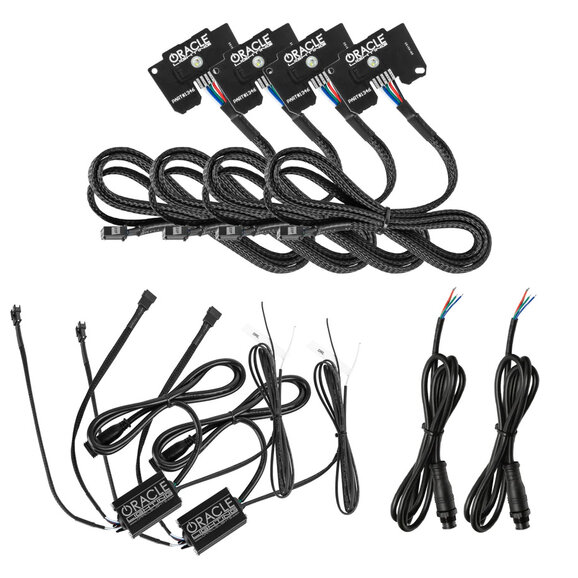 Oracle Lighting ColorSHIFT® RGB+W Headlight DRL Upgrade Kit Oracle Lighting  ColorSHIFT® RGB+W Headlight DRL Upgrade Kit for 18-24 Jeep Wrangler JL