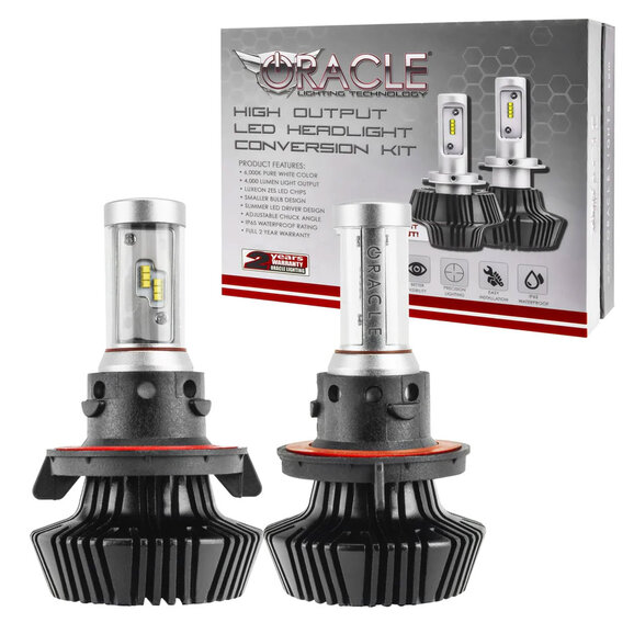 Oracle Lighting H13 LED Light Bulb Conversion Kit Oracle Lighting 5236-001 H13 LED Light Bulb Conversion Kit 4,000+ Lumen
