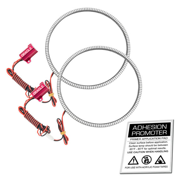 Oracle Lighting Surface Mount LED Halo Kit - Amber Oracle Lighting 3947-005 Surface Mount LED Halo Kit - Amber for 97-06 Jeep Wrangler TJ