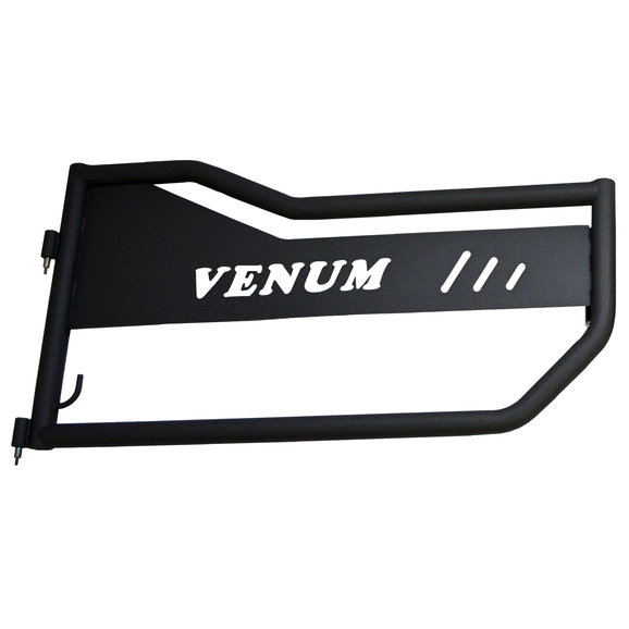 Owens Products Front Venum Tubular Door Kit Textured Black Owens Products JL15007 Front Venum Tubular Door Kit Textured Black for 18-20 Jeep Wrangler JL Unlimited