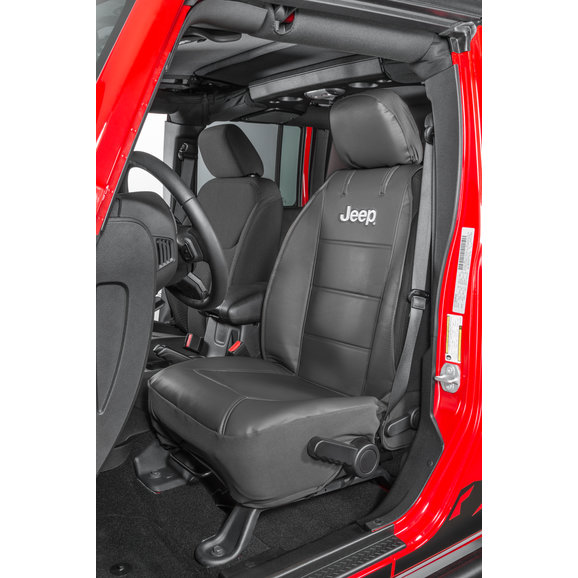 Plasticolor Jeep Logo Sideless Front Seat Cover For Jeep