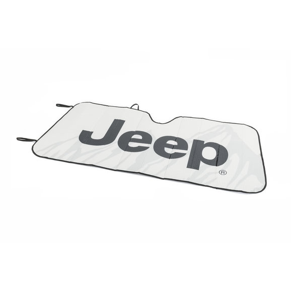 Plasticolor Universal Jeep Logo Sun Shade Plasticolor 003718R01 Universal Jeep Logo Sun Shade