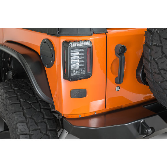 Poison Spyder 1704112 Rear License Plate Delete Cover for 0718 Jeep