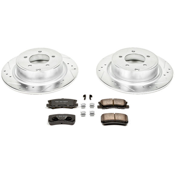Power Stop Rear Z23 Evolution Sport Performance 1-Click Brake Kit Power Stop K1630 Rear Z23 Evolution Sport Performance 1-Click Brake Kit for 09-13 Jeep Compass & Patriot MK