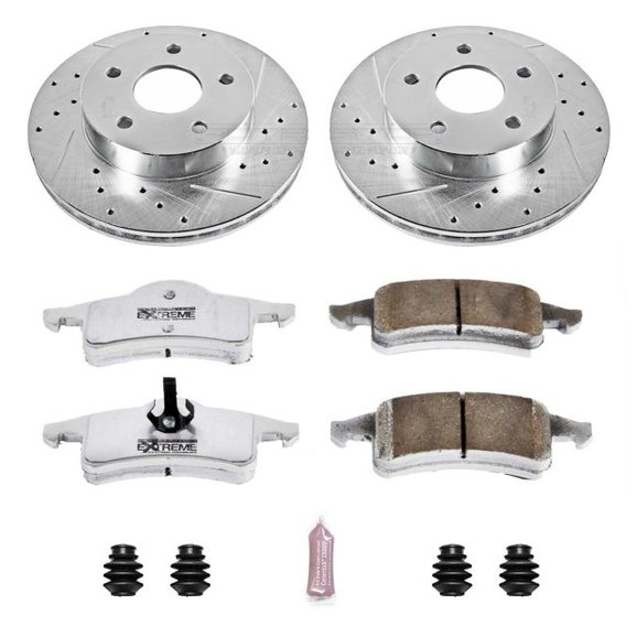 Power Stop Rear Z26 Street Warrior Performance Brake Kit Power Stop K2151-26 Rear Z26 Street Warrior Performance Brake Kit or 99-04 Jeep Grand Cherokee WJ