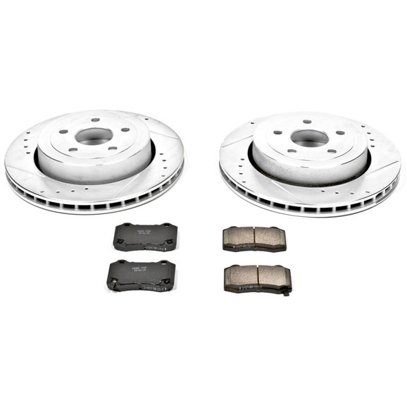 Power Stop Front Z23 Evolution Sport Performance 1-Click Brake Kit Power Stop K3032 Front Z23 Evolution Sport Performance 1-Click Brake Kit for 07-13 Jeep Compass & Patriot MK