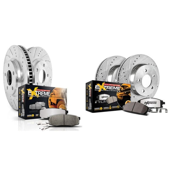 Power Stop  Front & Rear Z36 Extreme Performance Truck & Tow Brake Kit for 18-24 Jeep Wrangler JL
