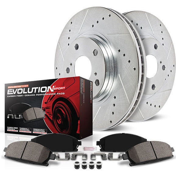 Power Stop Rear Z23 Evolution Sport Upgrade Brake Kit for 1820 Jeep