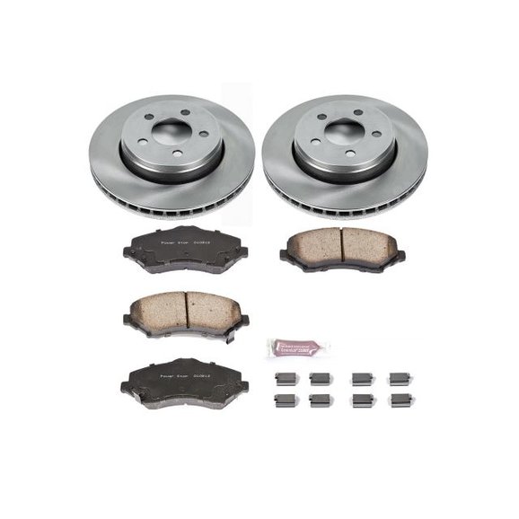 Power Stop Front Z16 Autospecialty Daily Driver OE Brake Kit Power Stop KOE1631 Front Z16 Autospecialty Daily Driver OE Brake Kit for 08-12 Jeep Liberty KK