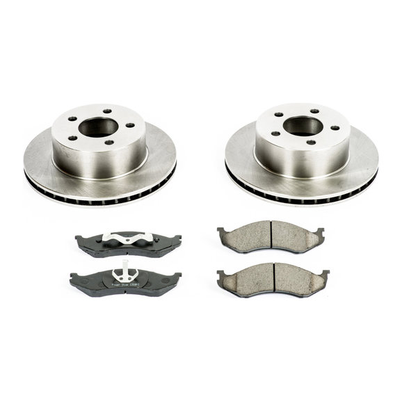 Power Stop Front & Rear Z16 Autospecialty Daily Driver OE Brake Kit Power Stop KOE2121 Front & Rear Z16 Autospecialty Daily Driver OE Brake Kit for 93-98 Jeep Grand Cherokee ZJ