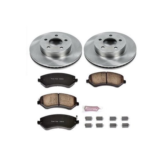 Power Stop Front Z16 Autospecialty Daily Driver OE Brake Kit Power Stop KOE2160 Front Z16 Autospecialty Daily Driver OE Brake Kit for 02-07 Jeep Liberty KJ