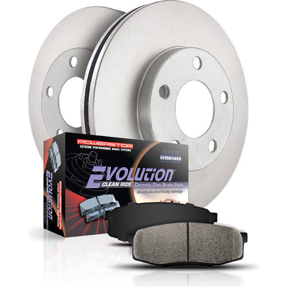 Power Stop Front & Rear Z16 Autospecialty Daily Driver OE Brake Kit Power Stop KOE2798 Front & Rear Z16 Autospecialty Daily Driver OE Brake Kit for 07-18 Jeep Wrangler JK