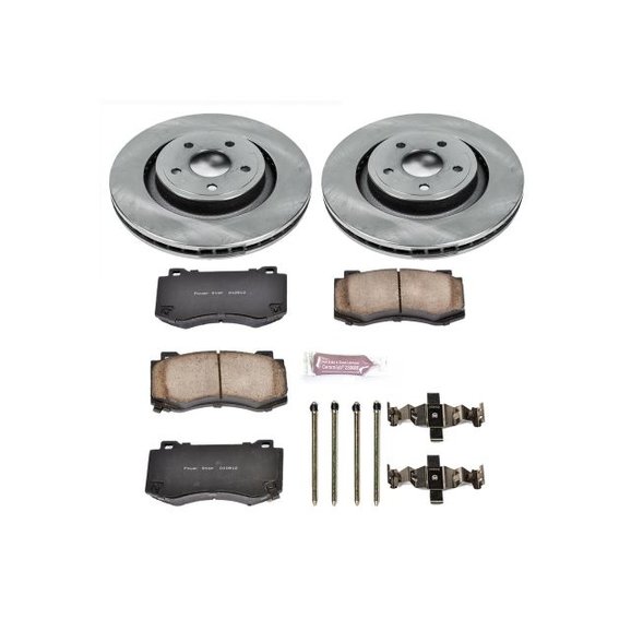 Power Stop Front Z16 Autospecialty Daily Driver OE Brake Kit Power Stop KOE2924 Front Z16 Autospecialty Daily Driver OE Brake Kit for 06-10 Jeep Grand Cherokee WK SRT8