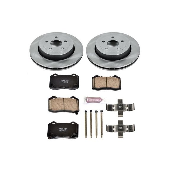 Power Stop Rear Z16 Autospecialty Daily Driver OE Brake Kit Power Stop KOE2949 Rear Z16 Autospecialty Daily Driver OE Brake Kit for 06-10 Jeep Grand Cherokee WK SRT8
