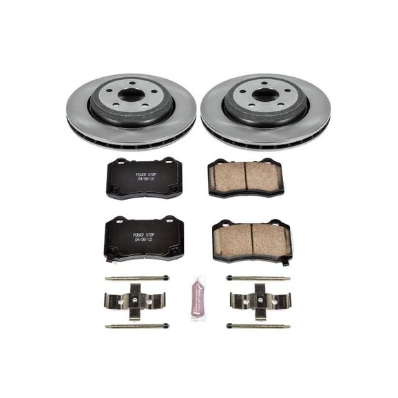 Power Stop Rear Z16 Autospecialty Daily Driver OE Brake Kit Power Stop KOE5956 Rear Z16 Autospecialty Daily Driver OE Brake Kit for 12-15 Jeep Grand Cherokee WK2 SRT8