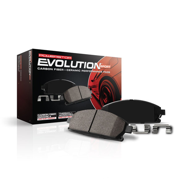 Power Stop Z23 Evolution Sport Front Brake Pad Kit Power Stop Z23-6006 Z23 Evolution Sport Front Brake Pad Kit for 18-19 Jeep Grand Cherokee Trackhawk