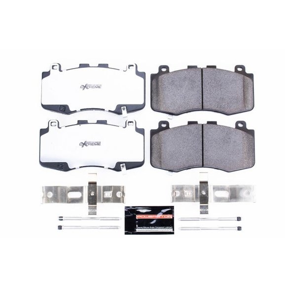 Power Stop Extreme Duty Truck And Tow Front Brake Pads w/Hardware Power Stop Z36-6006 Extreme Duty Truck And Tow Front Brake Pads w/Hardware For 18-20 Jeep Grand Cherokee Trackhawk WK