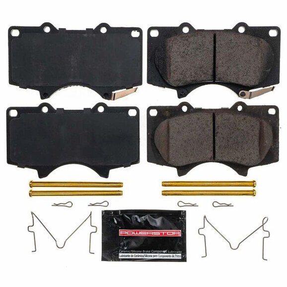 PowerStop Z23 Evolution Sport Carbon-Fiber Front Brake Pads PowerStop Z23-976 Z23 Evolution Sport Carbon-Fiber Front Brake Pads for 05-23 Toyota Tacoma