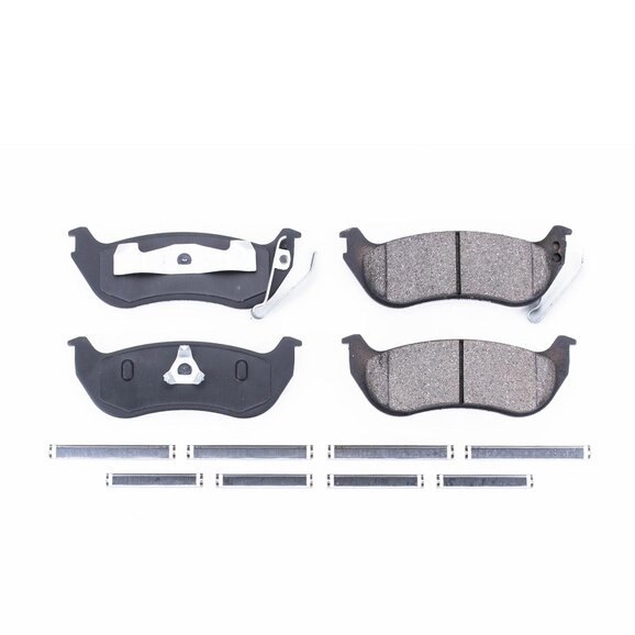 Power Stop Z17 Evolution Ceramic Brake Pads - Rear Power Stop 17-981 Z17 Evolution Ceramic Brake Pads - Rear for 03-06 Jeep Wrangler TJ