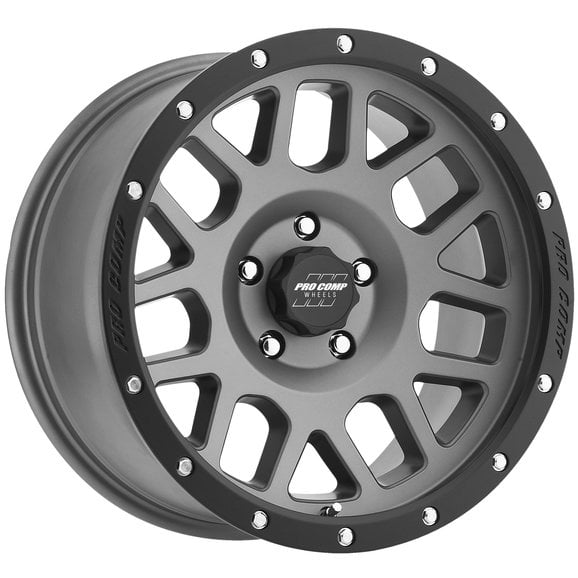Pro Comp Vertigo Series 40 in Gray and Black Pro Comp Vertigo Series 40 in Gray and Black for 07-23 Jeep Wrangler JL, JK & Gladiator JT