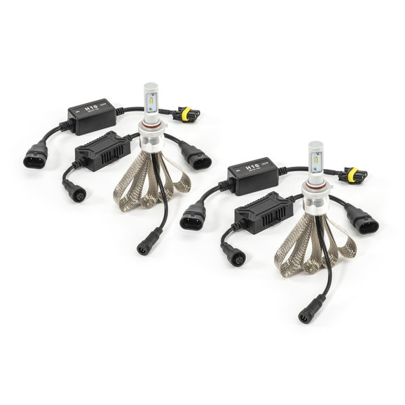 Putco SIlver Lux LED H10 Fog Light Bulbs Putco 280010P SIlver Lux LED H10 Fog Light Bulbs for 07-09 Jeep Wrangler JK