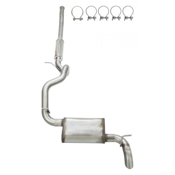 ジープ　ラングラー　マフラー　Pypes Performance Exhaust Pypes Performance Exhaust SJJ25SQ High Ground Clearance Cat