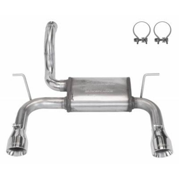 Pypes Performance Exhaust Dual Axle Back Exhaust System with Street Pro Muffler Pypes Performance Exhaust SJJ24S Dual Axle Back Exhaust System with Street Pro Muffler for 18-23 Jeep Wrangler JL