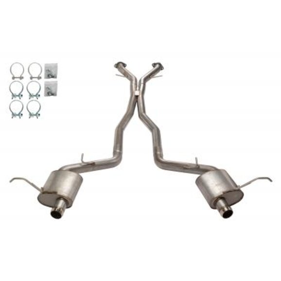 Pypes Performance Exhaust Super System Cat-Back Exhaust Pypes Performance Exhaust SJJ05M Super System Cat-Back Exhaust for 12-21 Jeep Grand Cherokee WK2