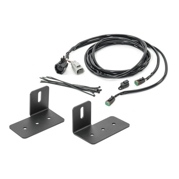 quadratec back up light mounts with wiring harness for 07 18 jeep