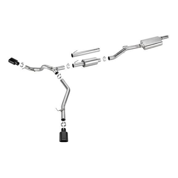 Quadratec Performance 3" Stainless Steel Dual Exhaust System Quadratec Performance 3" Stainless Steel Dual Exhaust System for 20-25 Jeep Gladiator JT with 3.6L