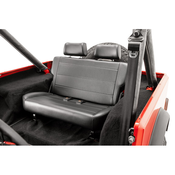 Quadratec Heritage Fold & Tumble Rear Bench Seat Quadratec  Heritage Fold & Tumble Rear Bench Seat for 55-95 Jeep CJ & Wrangler YJ