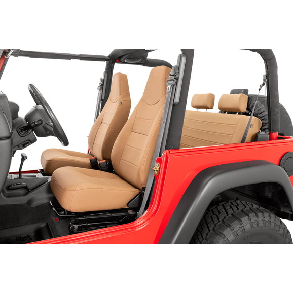 Quadratec Heritage Premium Reclining Front Seats Quadratec Heritage Premium Reclining Front Seats for 76-06 Jeep CJ, Wrangler YJ & TJ