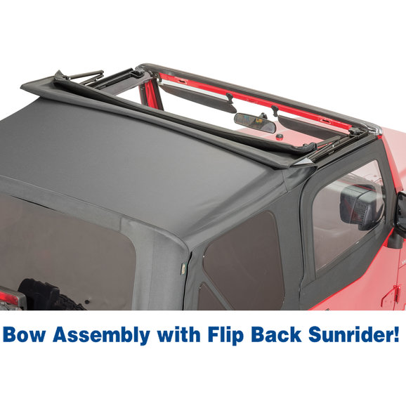 QuadraTop Gen II Complete Soft Top Without Doors for 97-06