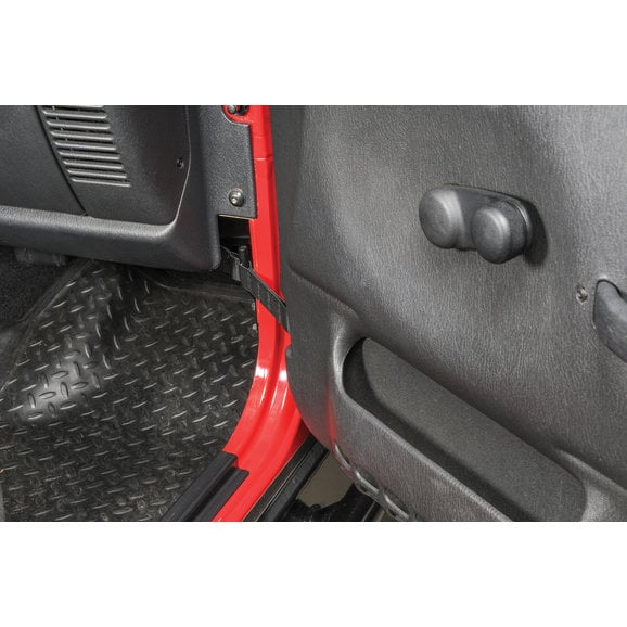 Quadratec Heavy Duty Adjustable Door Check Straps Quadratec Heavy Duty Adjustable Door Check Straps for 55-21 Jeep Vehicles
