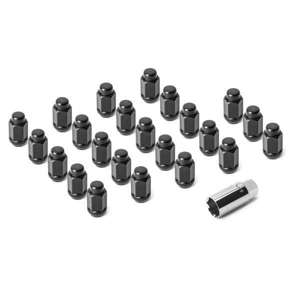 Quadratec 23 Piece Classic Acorn Style Wheel Lug Nut Kit for 1821 Jeep