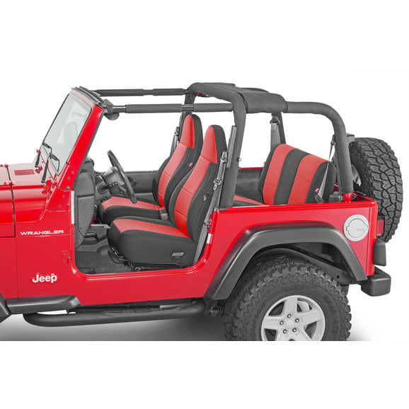Diver Down Front And Rear Neoprene Seat Covers For 97 06 Jeep Wrangler Tj Quadratec - 2008 Jeep Wrangler Red Seat Covers