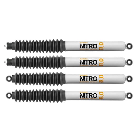 Quadratec Maximum Duty Nitro 8.0 Shock Kit Quadratec Maximum Duty Nitro 8.0 Shock Kit for 18-23 Jeep Wrangler JL with 2.5" Lift
