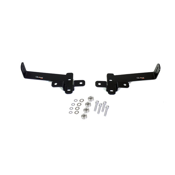 Quake LED Dual Pod & Single 20" Light Bar Hood Hinge Mounts Quake LED QBJ532 Dual Pod & Single 20" Light Bar Hood Hinge Mounts for 18-20 Jeep Wrangler JL & Gladiator JT
