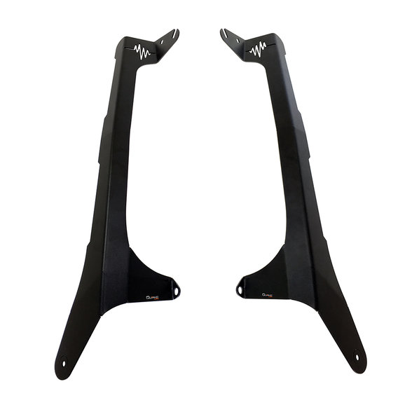 Quake LED A-Pillar Pod & Single 52" Light Bar Cowl Mounts Quake LED QBJ945 A-Pillar Pod & Single 52" Light Bar Cowl Mounts for 18-20 Jeep Wrangler JL & Gladiator JT