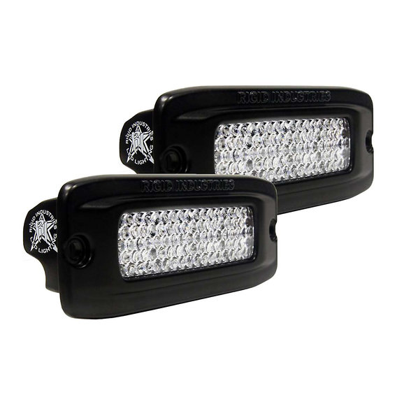 Rigid Industries SR-Q PRO Hybrid LED Flush Mount Backup Light Kit - White Diffused 60 Degree Pattern Rigid Industries 980033 SR-Q PRO Hybrid LED Flush Mount Backup Light Kit - White Diffused 60 Degree Pattern