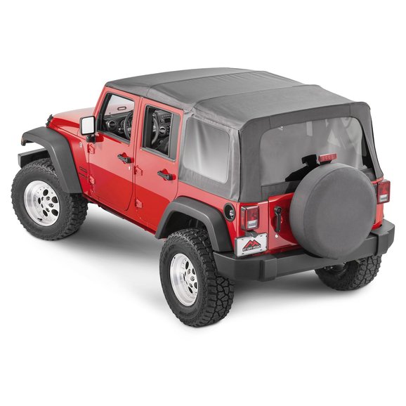 Crown Automotive Replacement Soft Top with Tinted Windows Crown Automotive RT11035T Replacement Soft Top with Tinted Windows for 07-09 Jeep Wrangler JK Unlimited