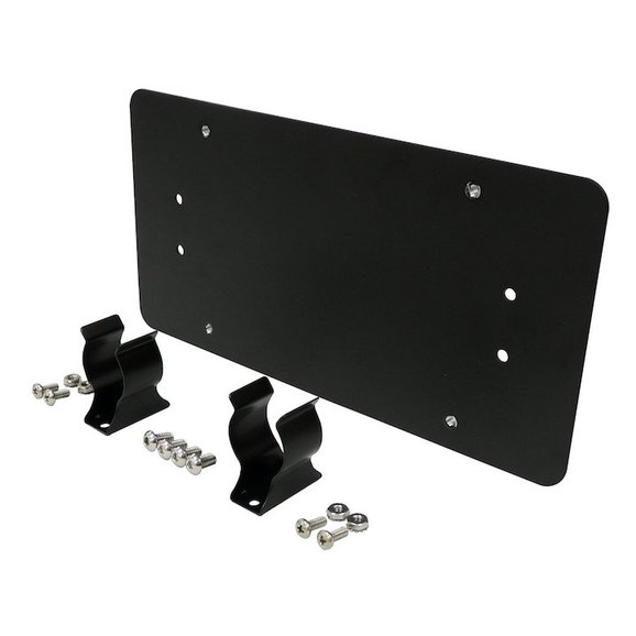 Crown Automotive Roller Fairlead License Plate Bracket Crown Automotive RT26075 Roller Fairlead License Plate Bracket