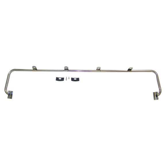 Crown Automotive Stainless Steel Overhead Light Bar Crown Automotive RT28008 Stainless Steel Overhead Light Bar for 76-95 Jeep CJ and Wrangler YJ