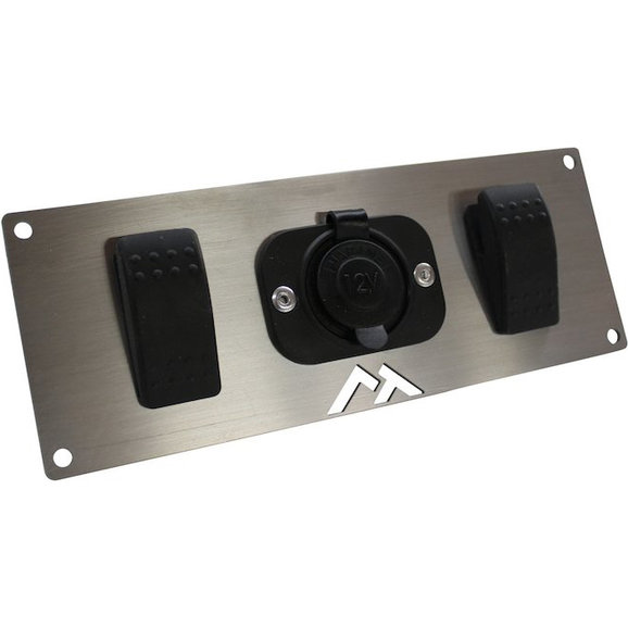 Crown Automotive Switch Plate with Rocker Switches & Power Socket Crown Automotive RT29007 Switch Plate with Rocker Switches & Power Socket