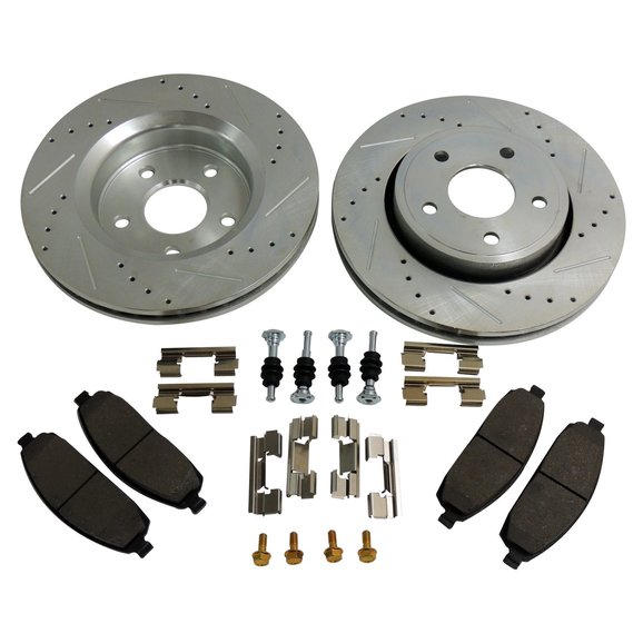Crown Automotive Disc Brake Service Kit Crown Automotive Disc Brake Service Kit for 05-10 Jeep Grand Cherokee WK and 06-10 Commander XK