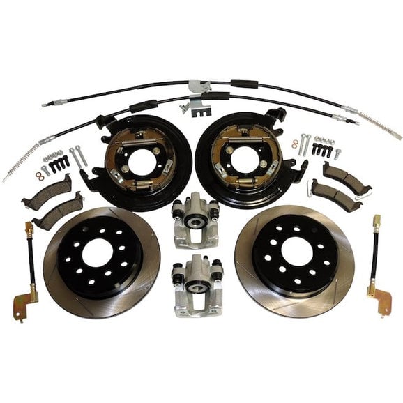 Crown Automotive RT31043 Rear Disc Brake Conversion Kit for 97-06 Jeep  Wrangler TJ & 93-98 Grand Cherokee ZJ with Dana 35 Rear Axle & without ABS  Brakes | Quadratec