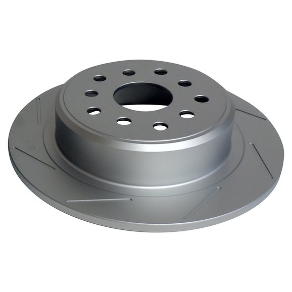 Crown Automotive Slotted Rear Rotor Crown Automotive RT31048 Slotted Rear Rotor for 07-18 Jeep Wrangler JK with Big Brake Kit